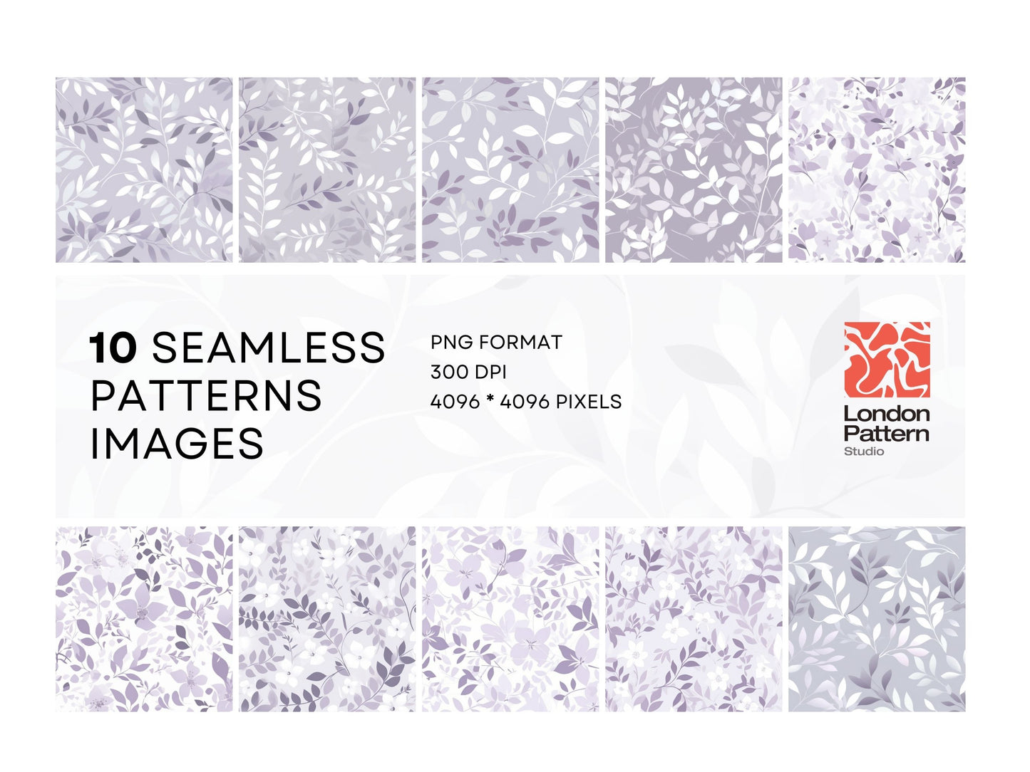 Floral seamless patterns