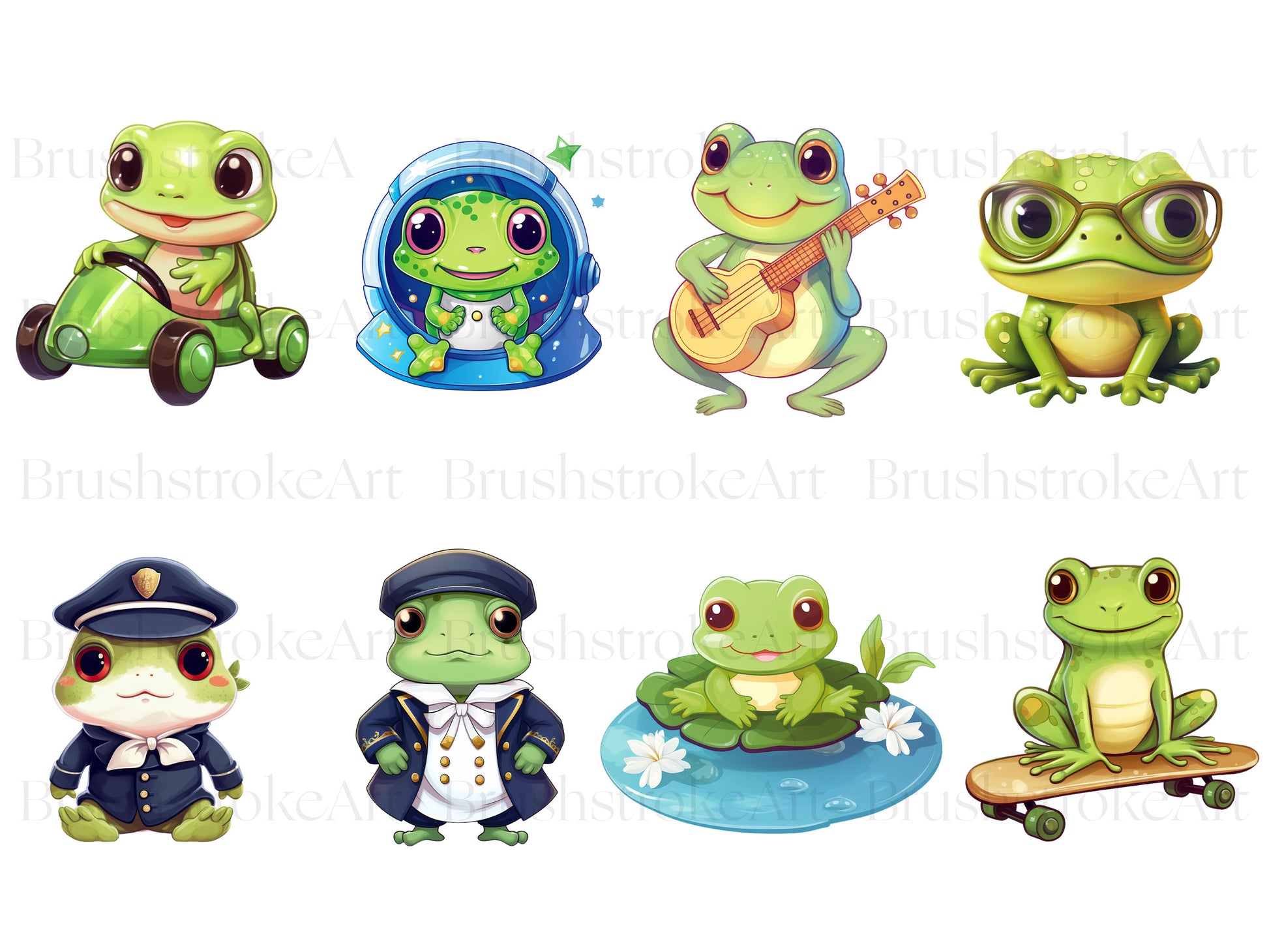 Funny Frog Clipart