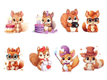 Funny Squirrel PNG