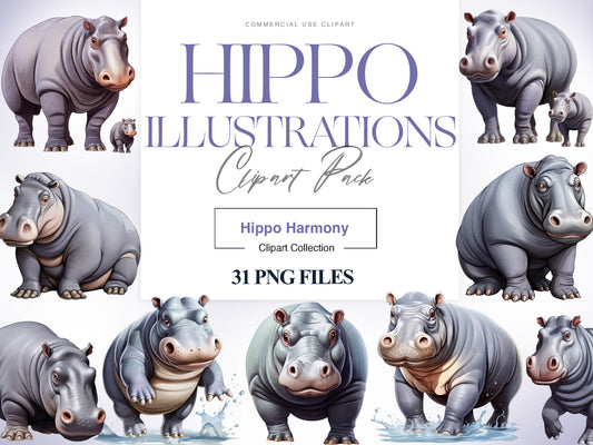 Hippopotamus Clipart