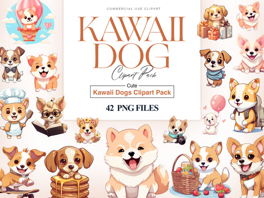 Kawaii Dog Clipart