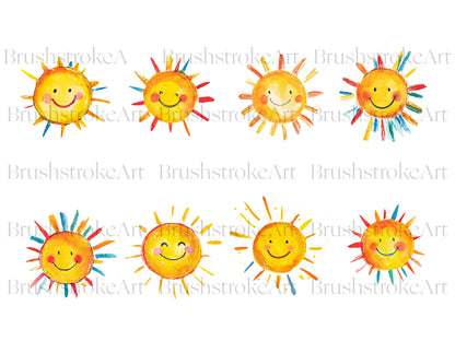 Kawaii Sun Clipart