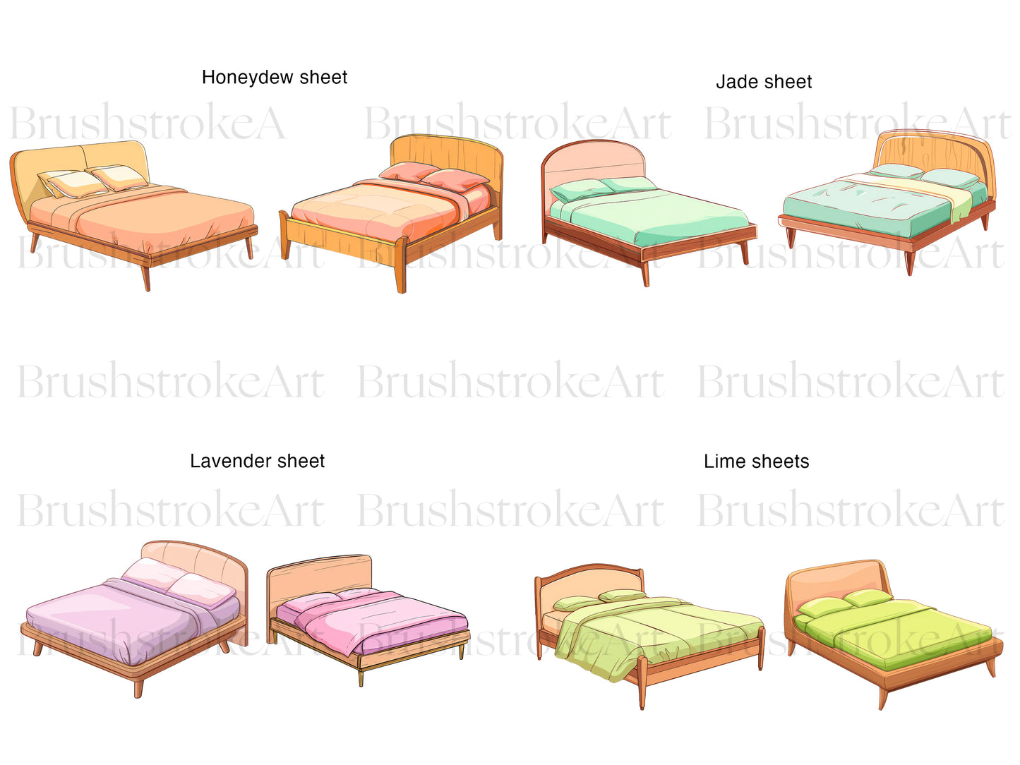 Kids Bed Clipart