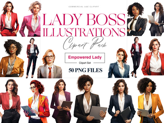 Lady Boss Clipart