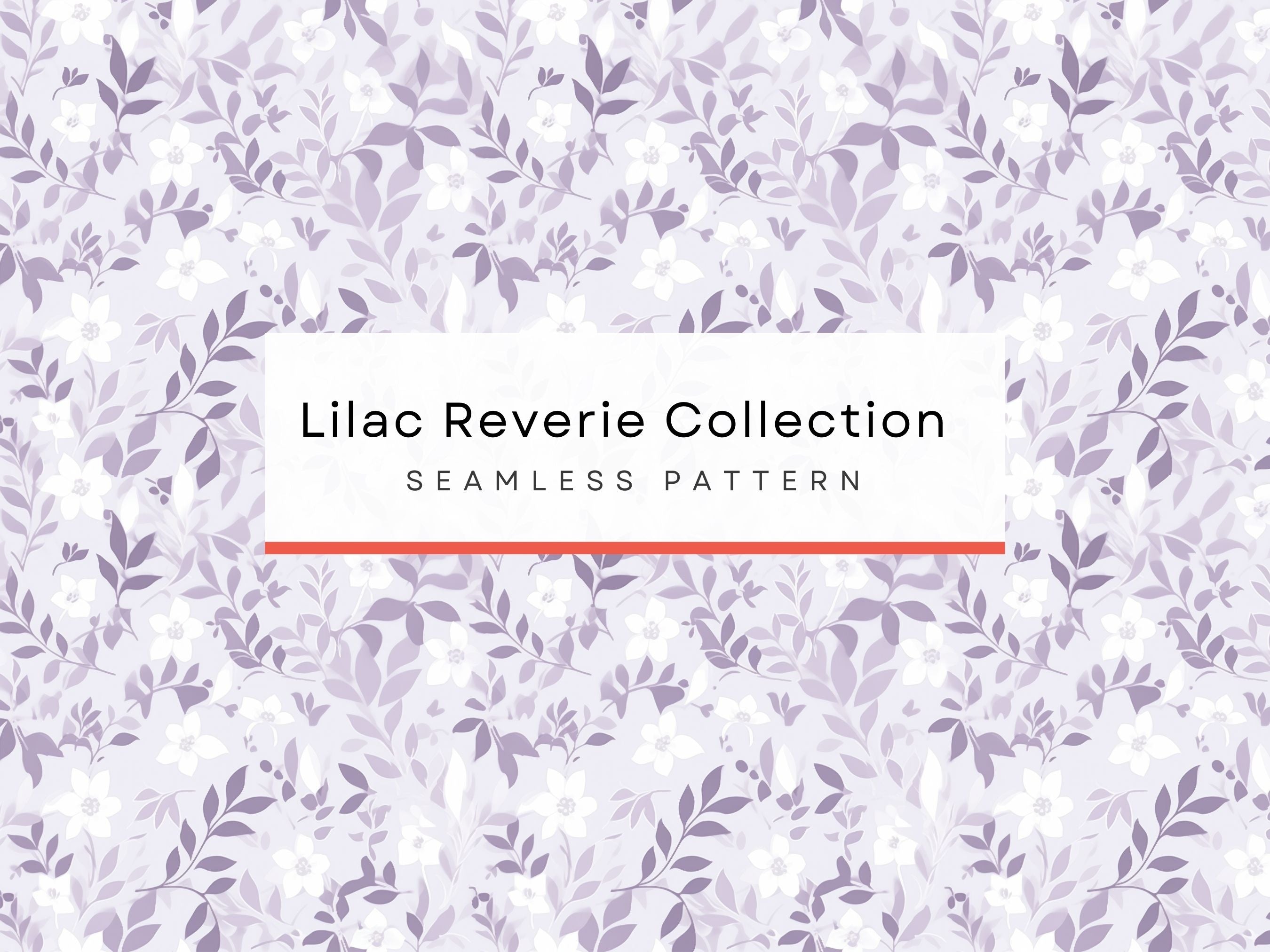 Lilac Reverie Seamless Pattern, lilac Floral Vector, Wallpaper – Clipartset