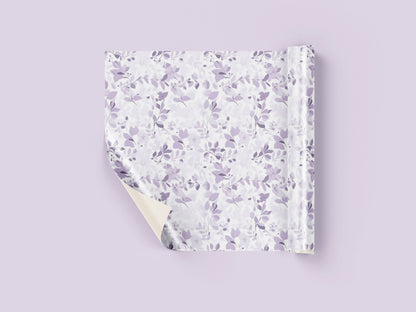 Lilac leaves pattern