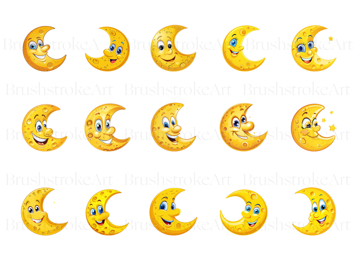 Moons Clipart