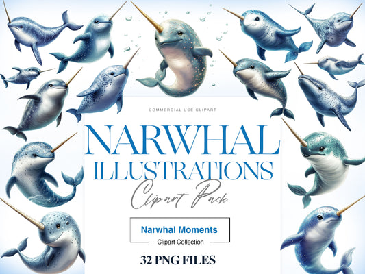 Narwhal Clipart