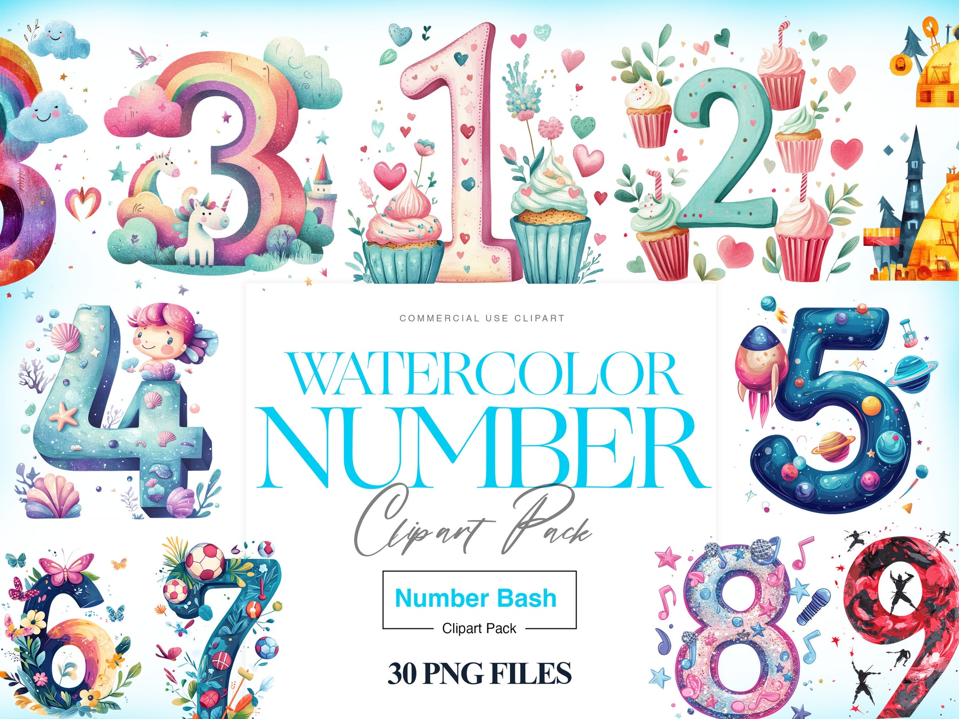 Numbers Clipart