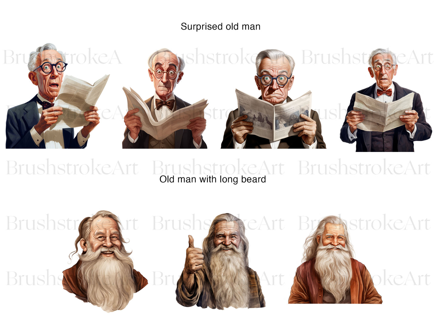 Old Man Clipart