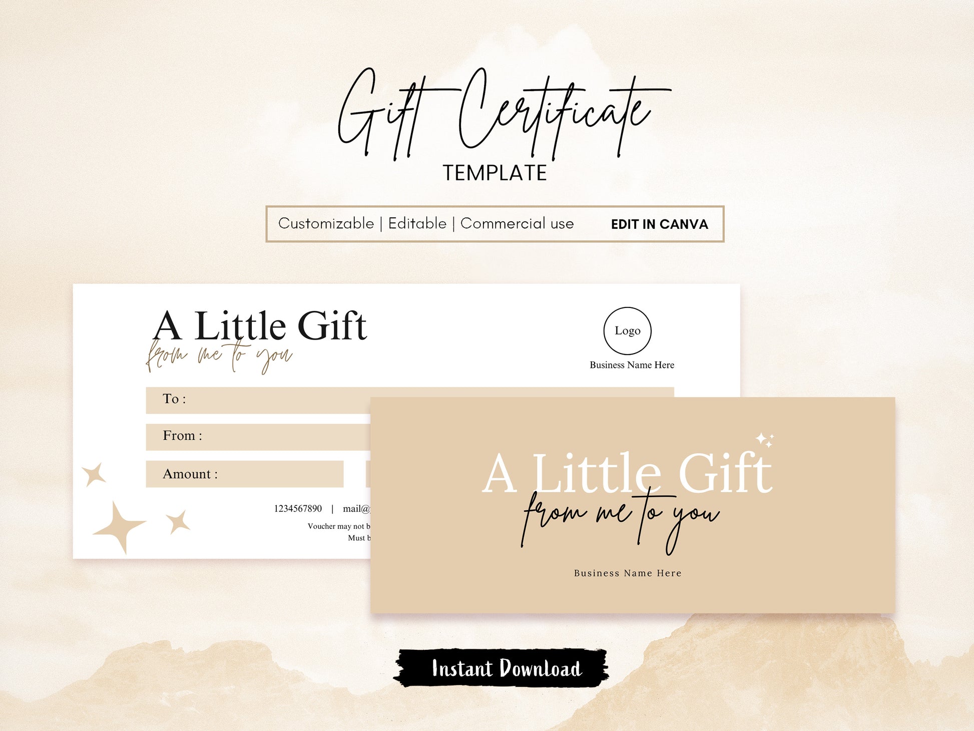 Printable Gift Certificate