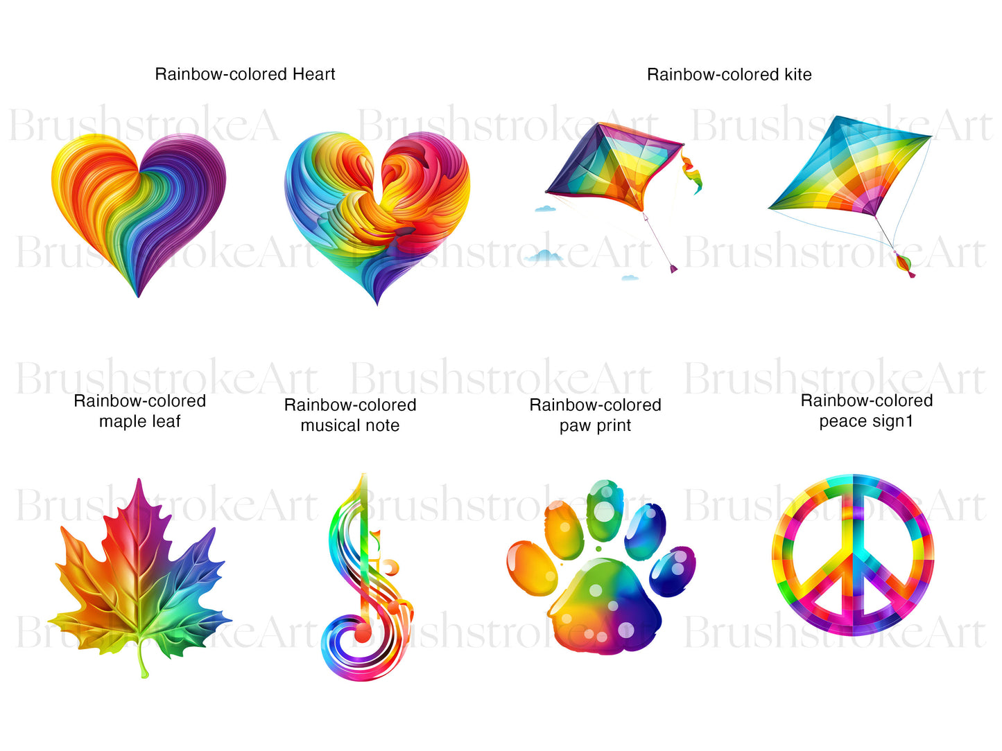 Rainbow Hearts