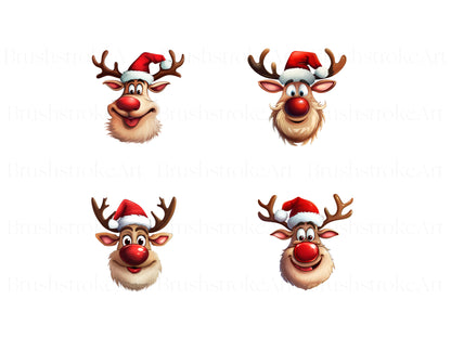 Reindeer Face PNG