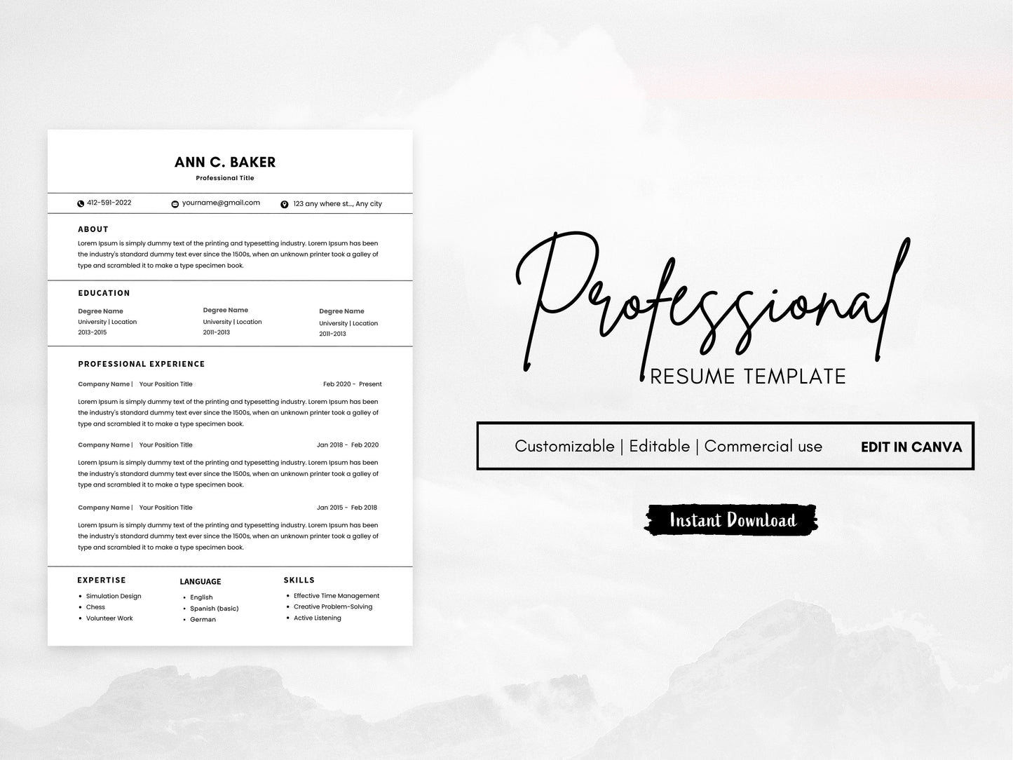 Resume Template