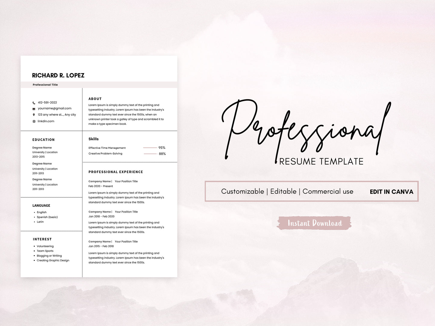 Resume Template