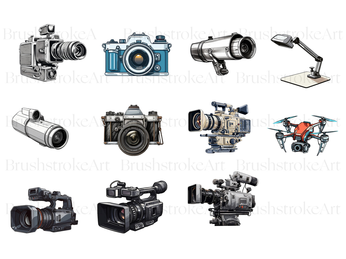 Retro Camera Clipart