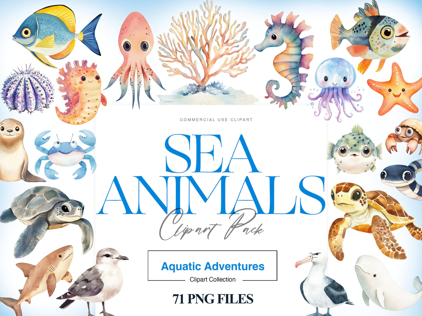 Sea Animals Clipart