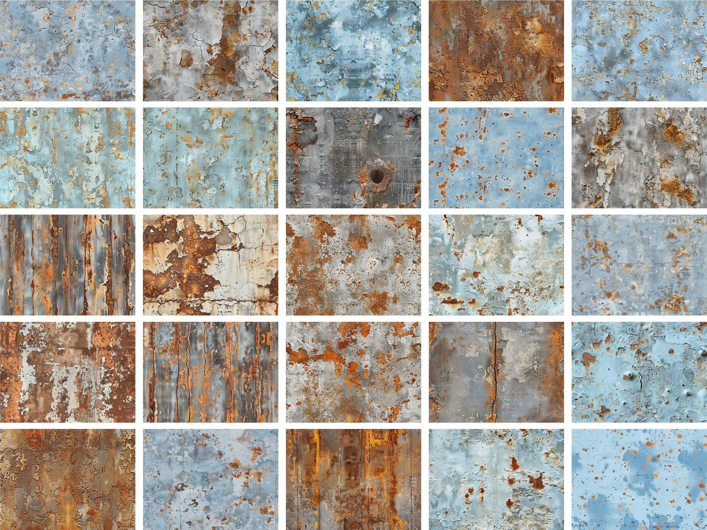 Seamless rusted metal texture