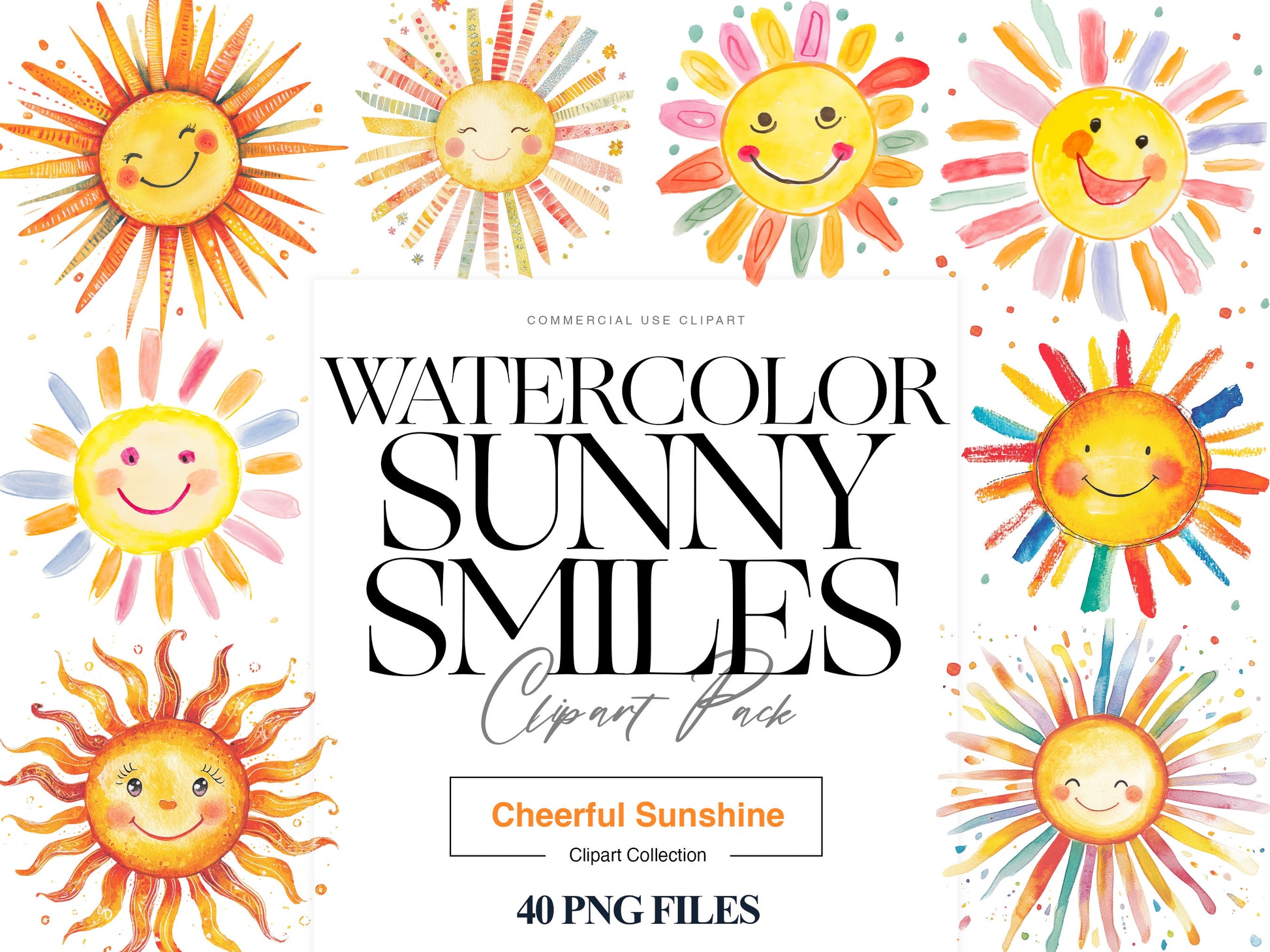 Smiling Sun Clipart