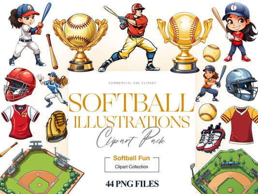 Softball Clipart