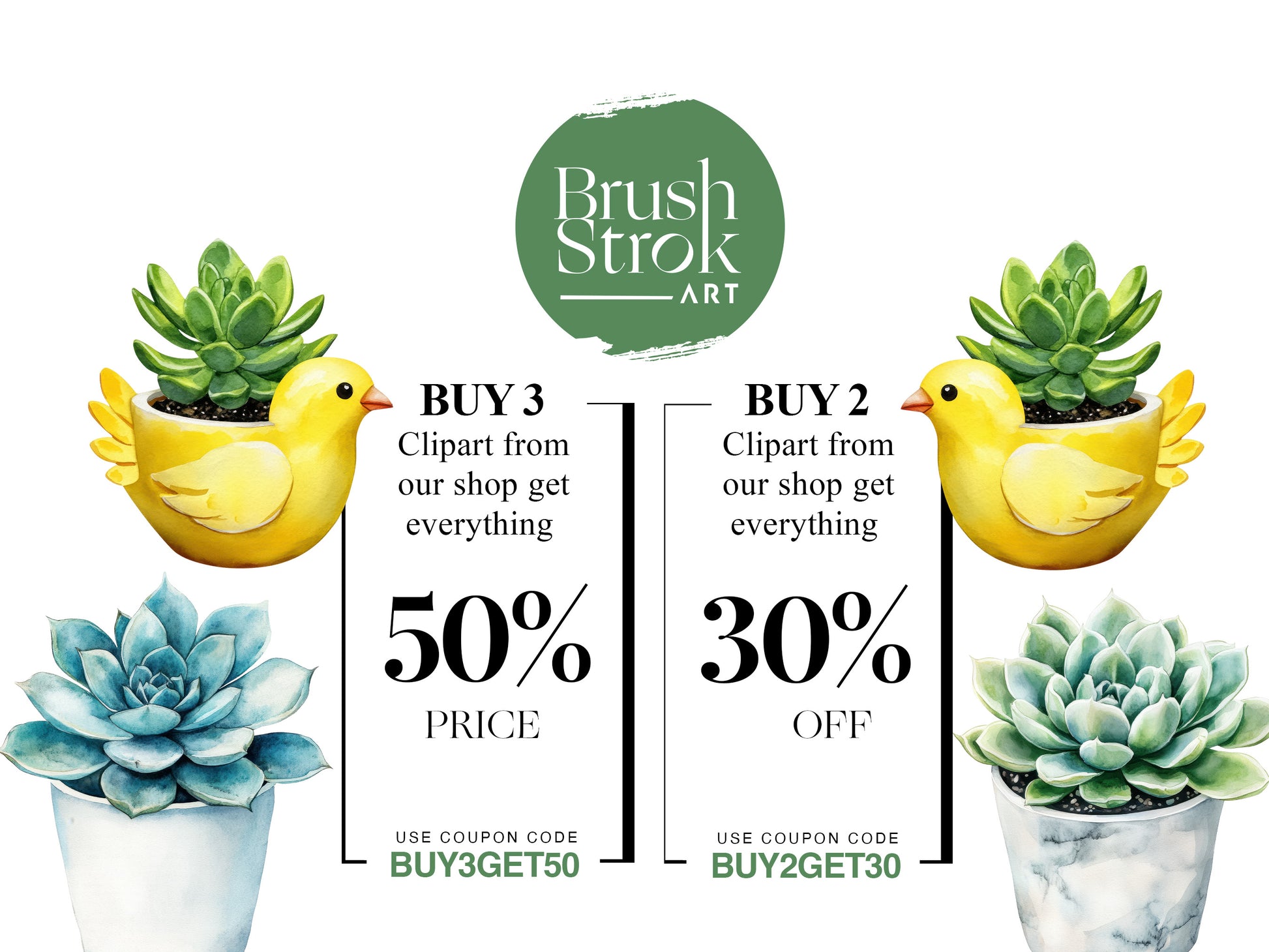 potted succulent png Watercolor Succulents Clipart, Potted Succulent PNG, Flower – Clipartset
