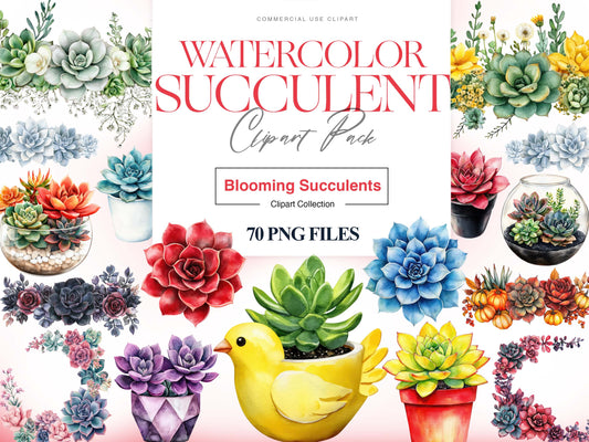 Succulents Clipart