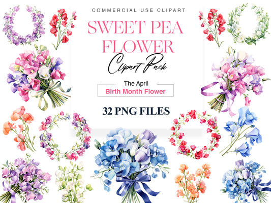 Sweet pea clipart