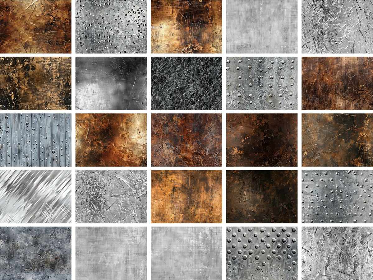 Photo inspiration: Metal Textured Ceiling Style Reference: Industrial Metallic Texture Design Metal Ceiling Tiles