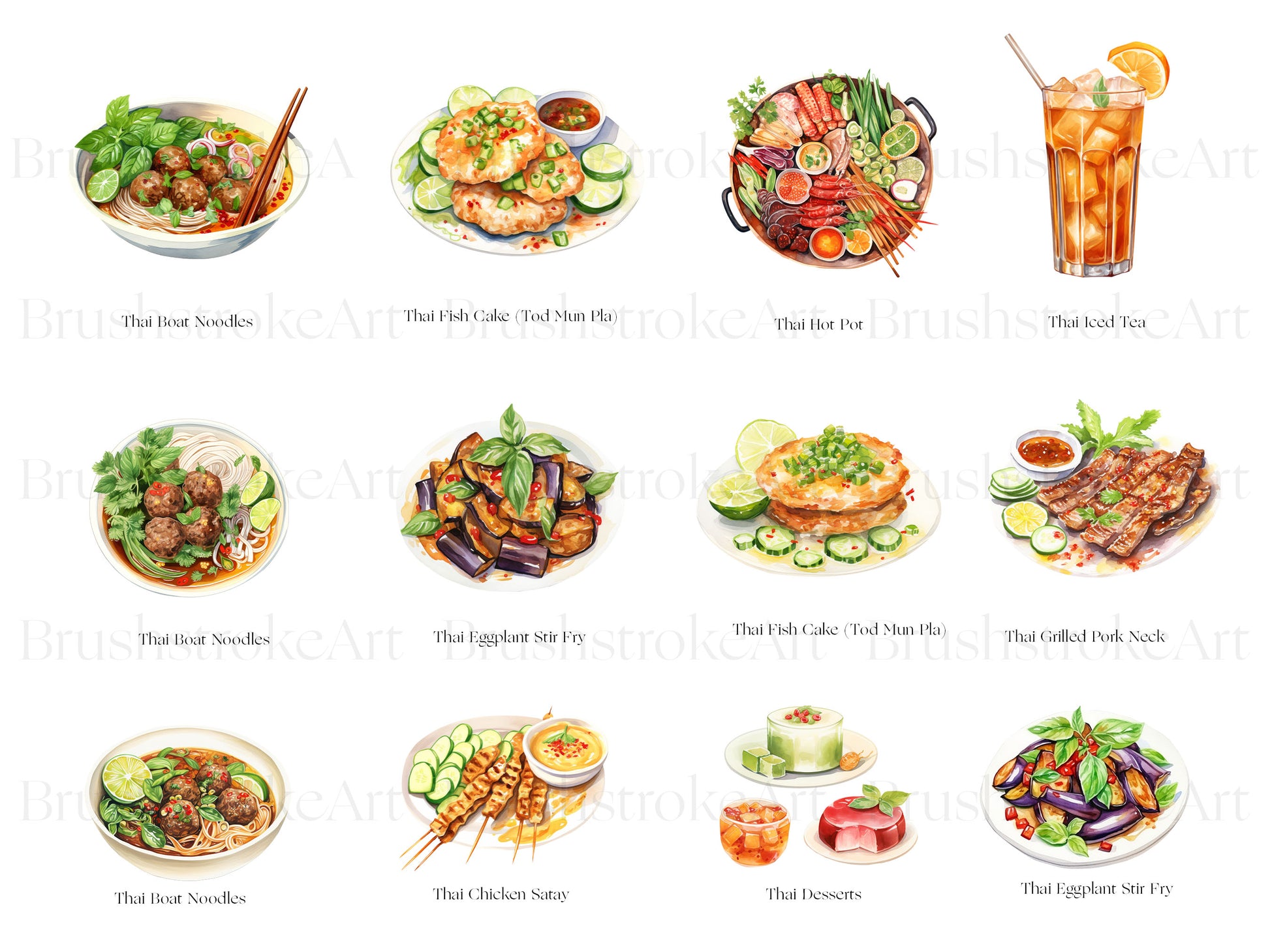 Thai Food Art