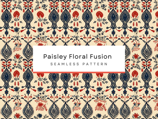 Vintage Paisley Fabric