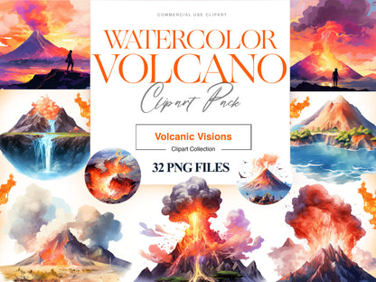 Volcano Clipart