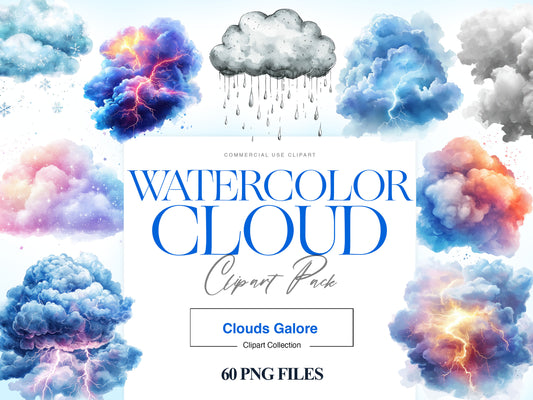 Watercolor Clouds