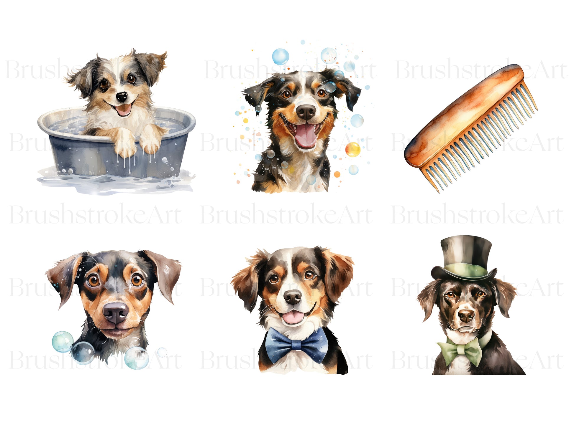 Clipart Happy Paws Grooming Dog Grooming Clipart, Pet Groomer, Dog