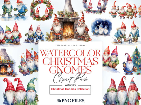 Watercolor Gnomes
