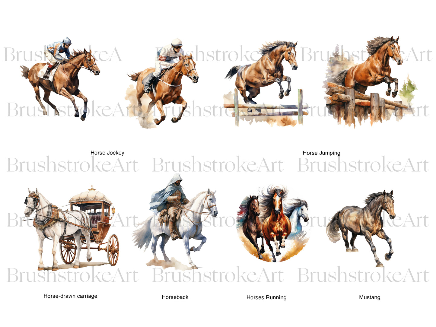 Watercolor Horse