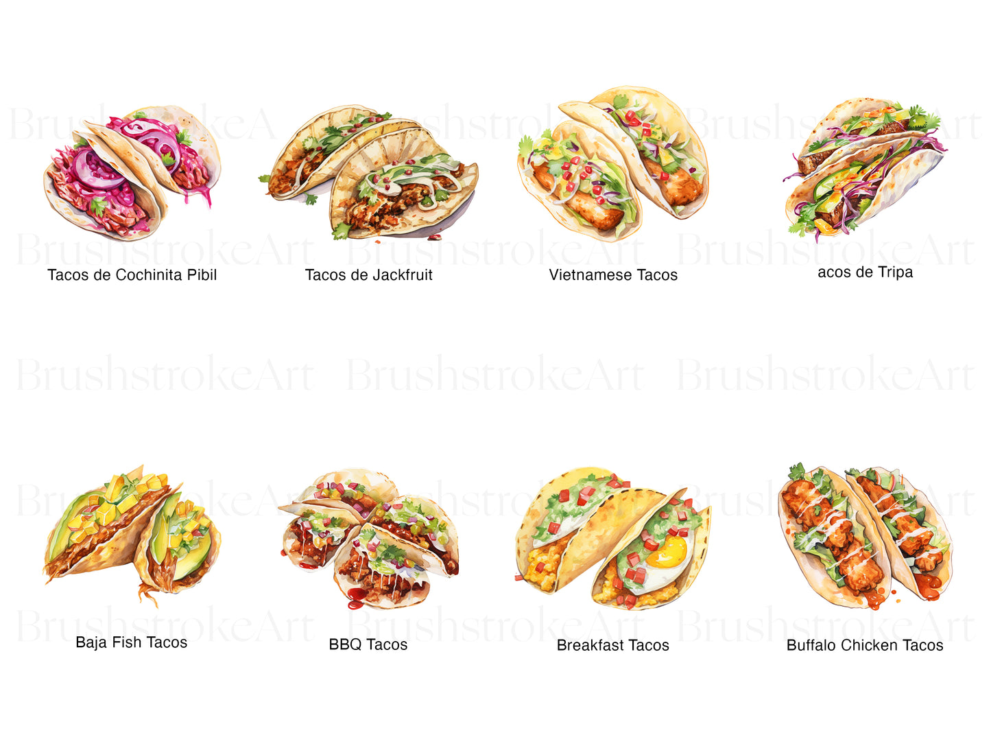 Watercolor Tacos