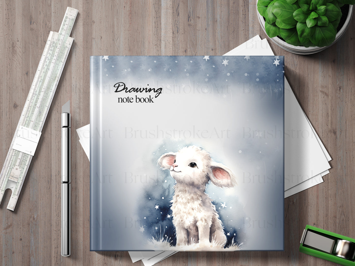 baby lamb art